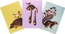 Art of Nature: Fungi Sewn Notebook Collection (Set of 3)